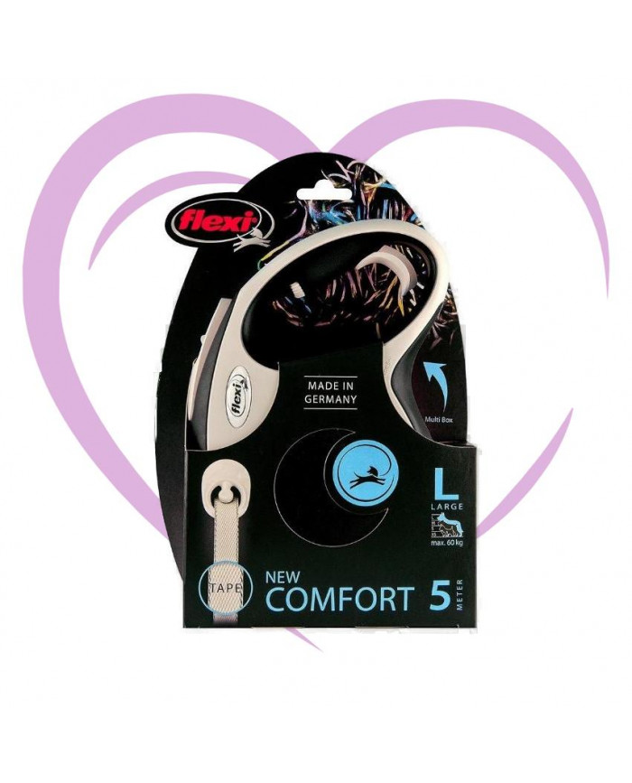 Flexi New Comfort L Tape 5m black